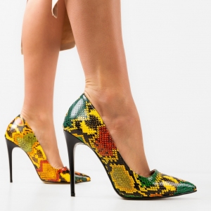 Pantofi dama Sonia Multicolor 4